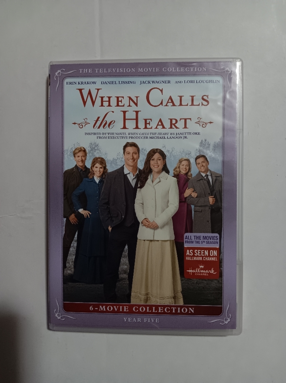 Hallmark When Calls the Heart DVD Set - Lavender and Cream Artwork (Year 5)